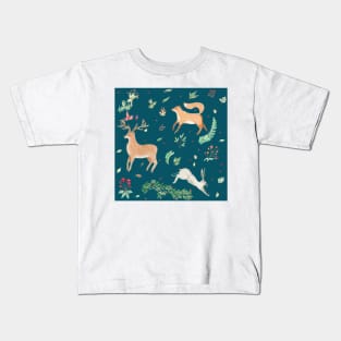 Winter Woodland Design Kids T-Shirt